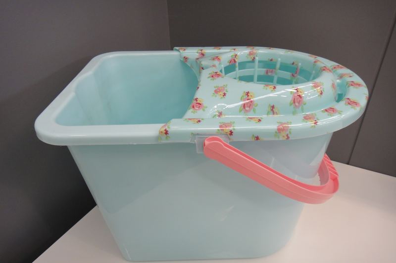 Mop, bucket and cleaning tools